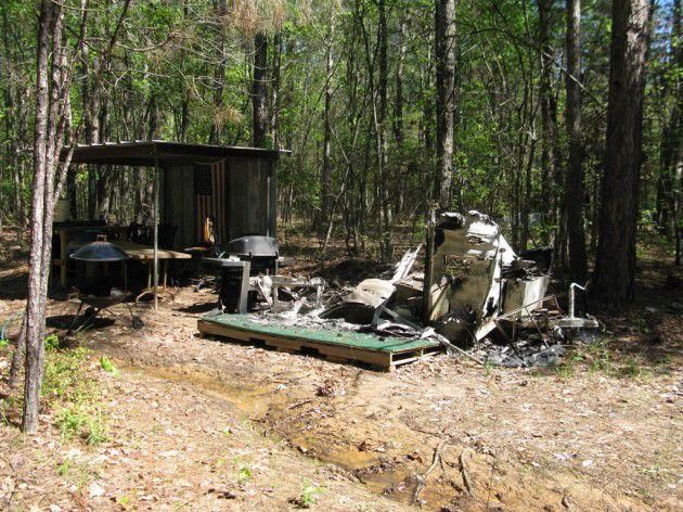 deer camp vandalism